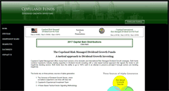 Desktop Screenshot of copelandfunds.com