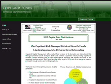 Tablet Screenshot of copelandfunds.com